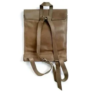 Raven + Lily Emerson Brown Leather Tassle Fold Over Large Backpack Raven + Lily | Bags | Raven Lily Emerson Brown Leather  main image 2